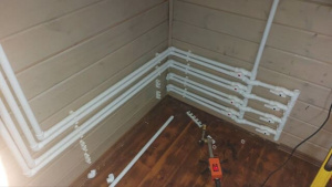Монтаж газгольдера, котла Baxi и отопления в Троицк